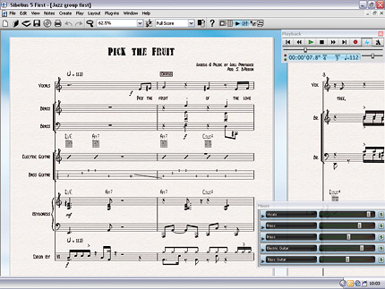 Sibelius First screenshot